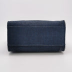 Chanel Deauville Tote Large Dark Blue