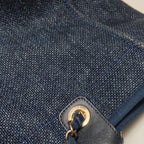 Chanel Deauville Tote Large Dark Blue
