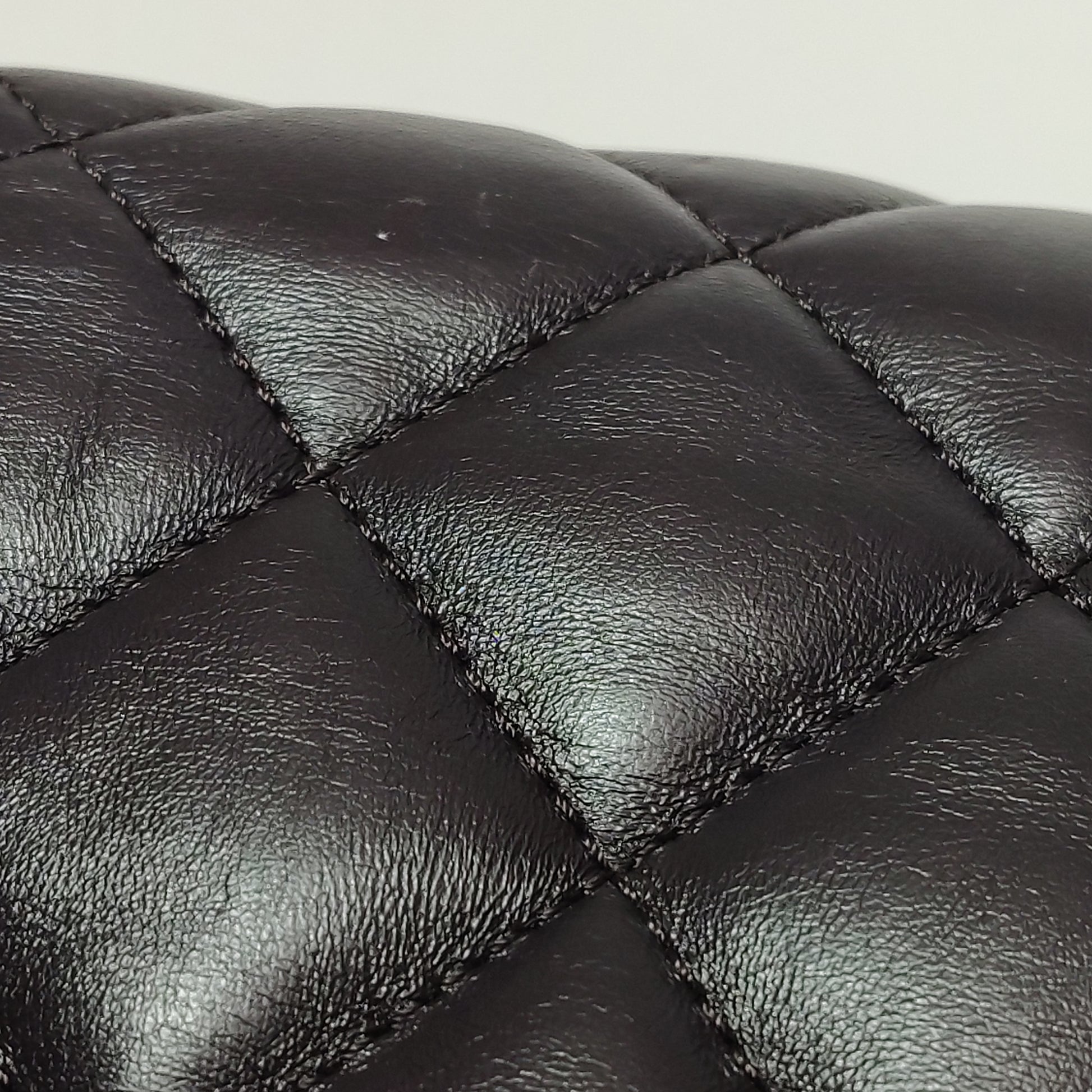 Chanel Pillow Crush Flap Bag Medium Brown Lambskin
