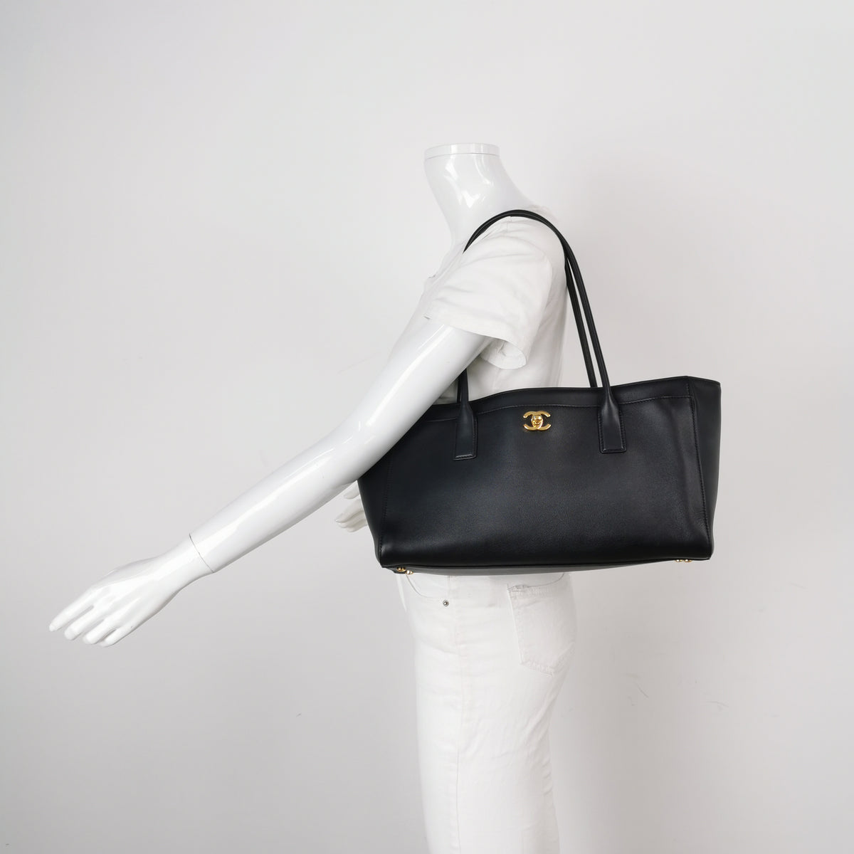 Chanel Archetype Small Shopping Tote Bag Black