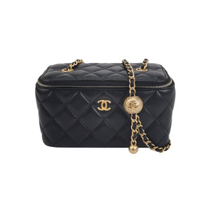 Chanel Rectangle Vanity Case Pearl Crush