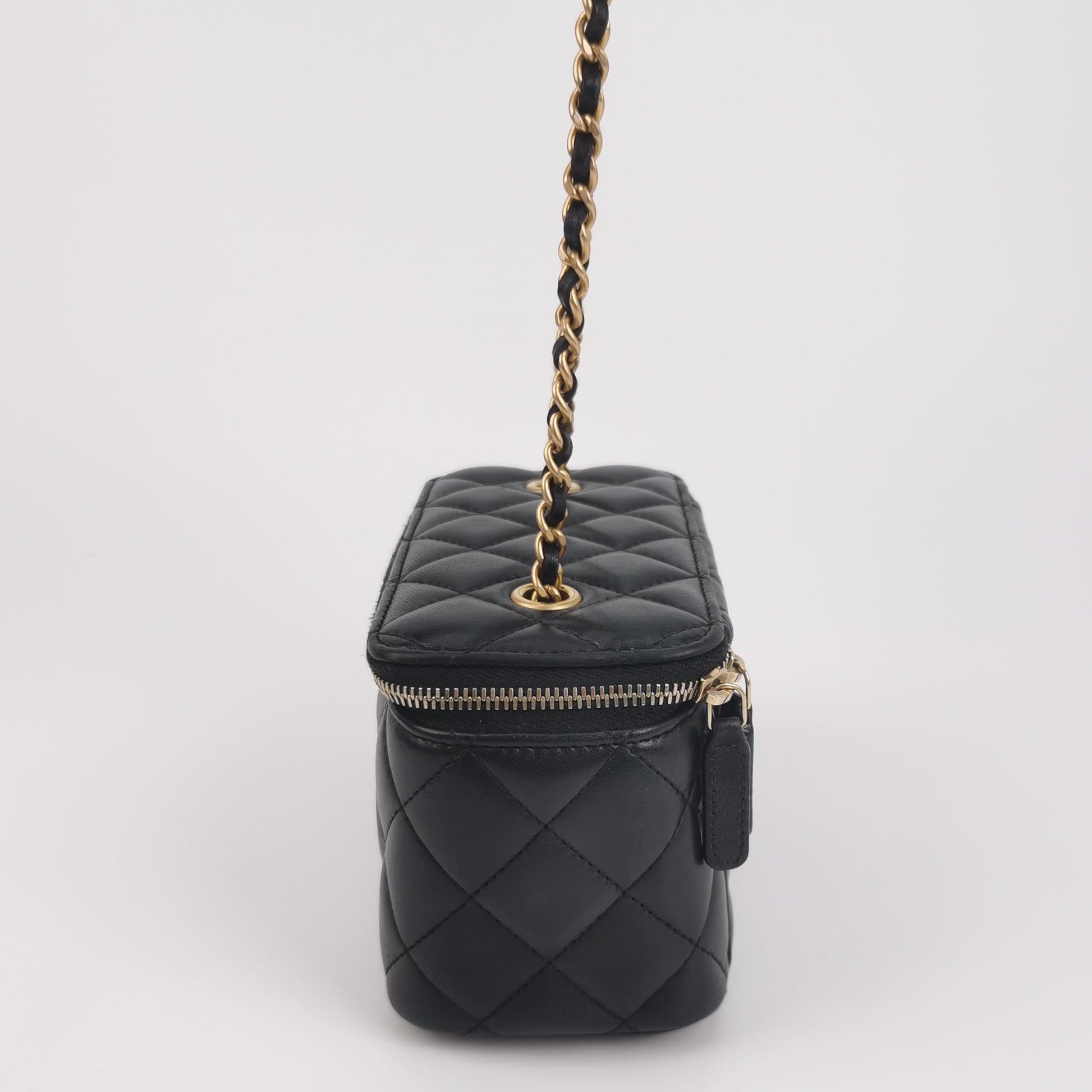 Chanel Rectangle Vanity Case Pearl Crush