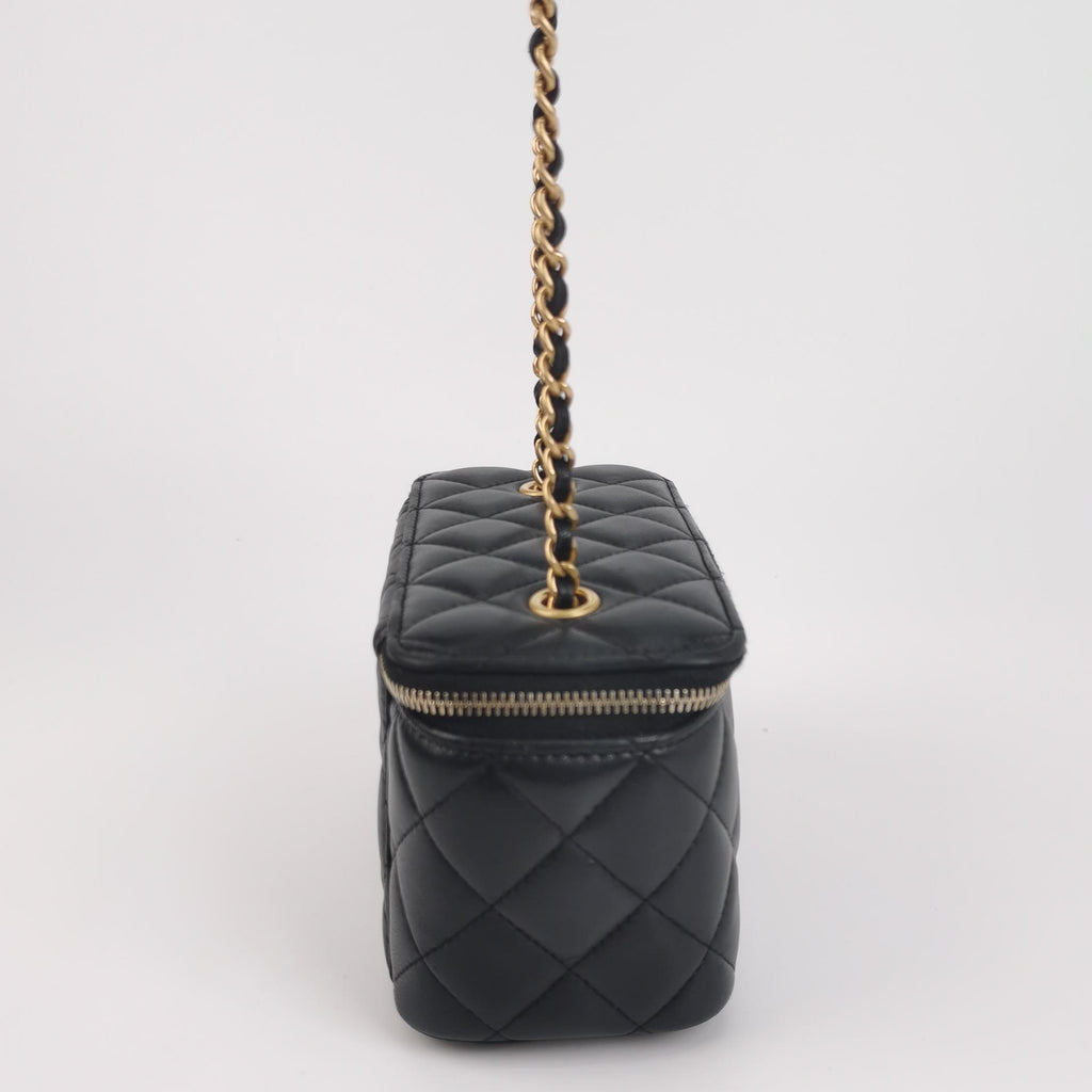 Chanel Rectangle Vanity Case Pearl Crush