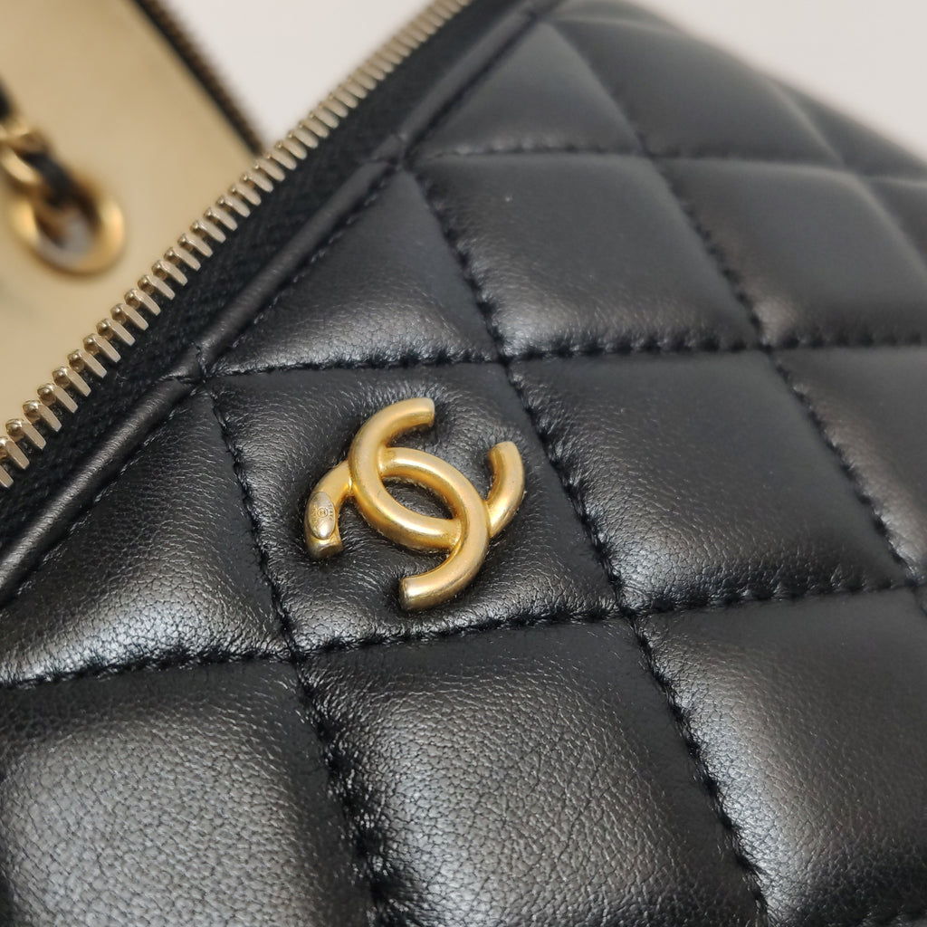 Chanel Rectangle Vanity Case Pearl Crush
