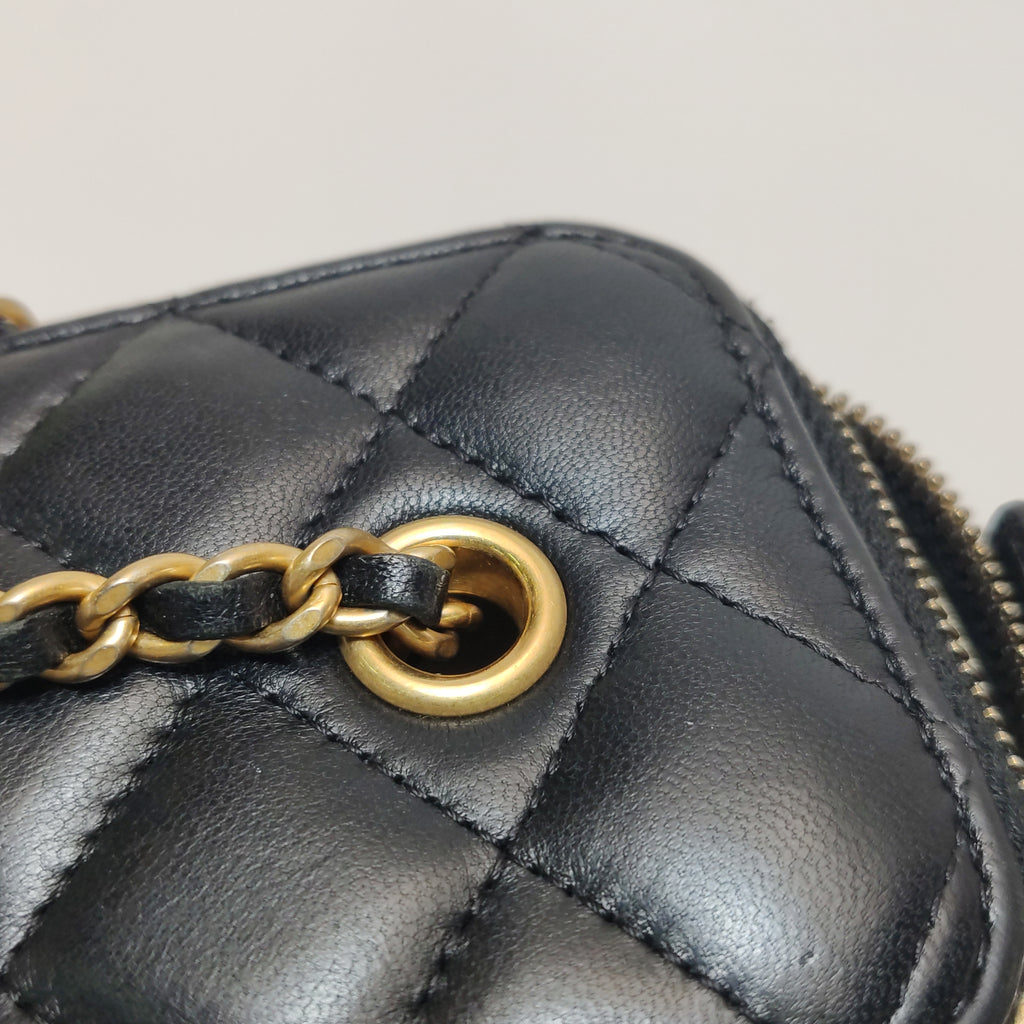 Chanel Rectangle Vanity Case Pearl Crush