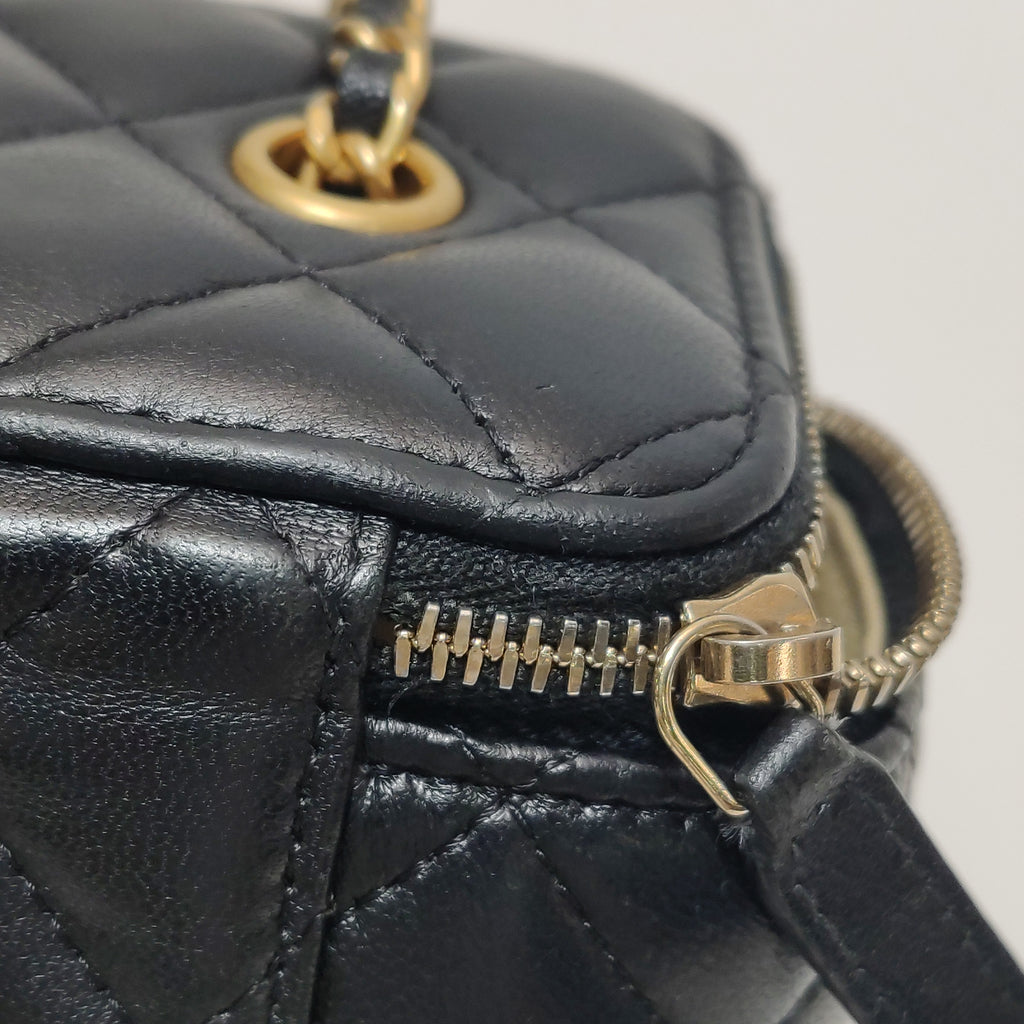 Chanel Rectangle Vanity Case Pearl Crush