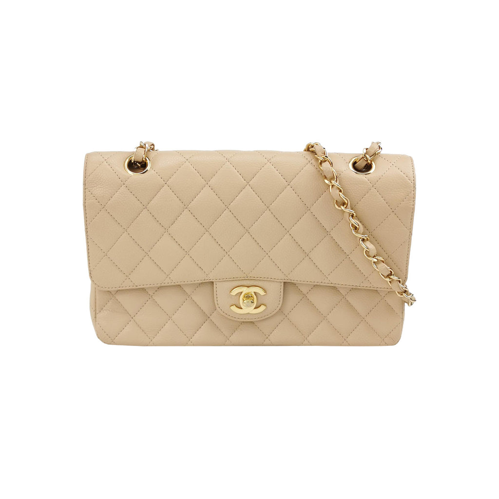 Chanel Classic Flap Medium Caviar Beige
