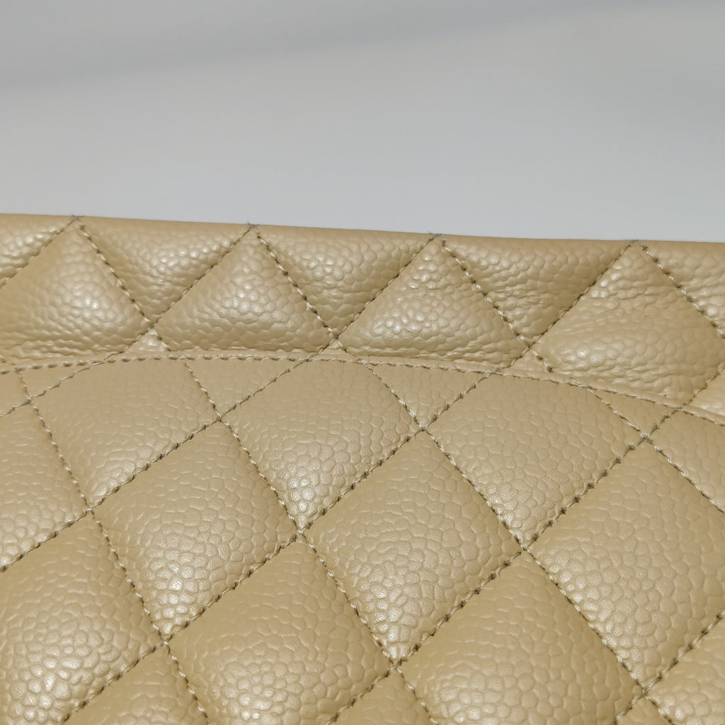 Chanel Classic Flap Medium Caviar Beige