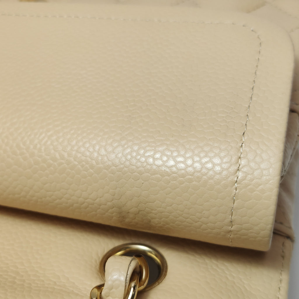 Chanel Classic Flap Medium Caviar Beige