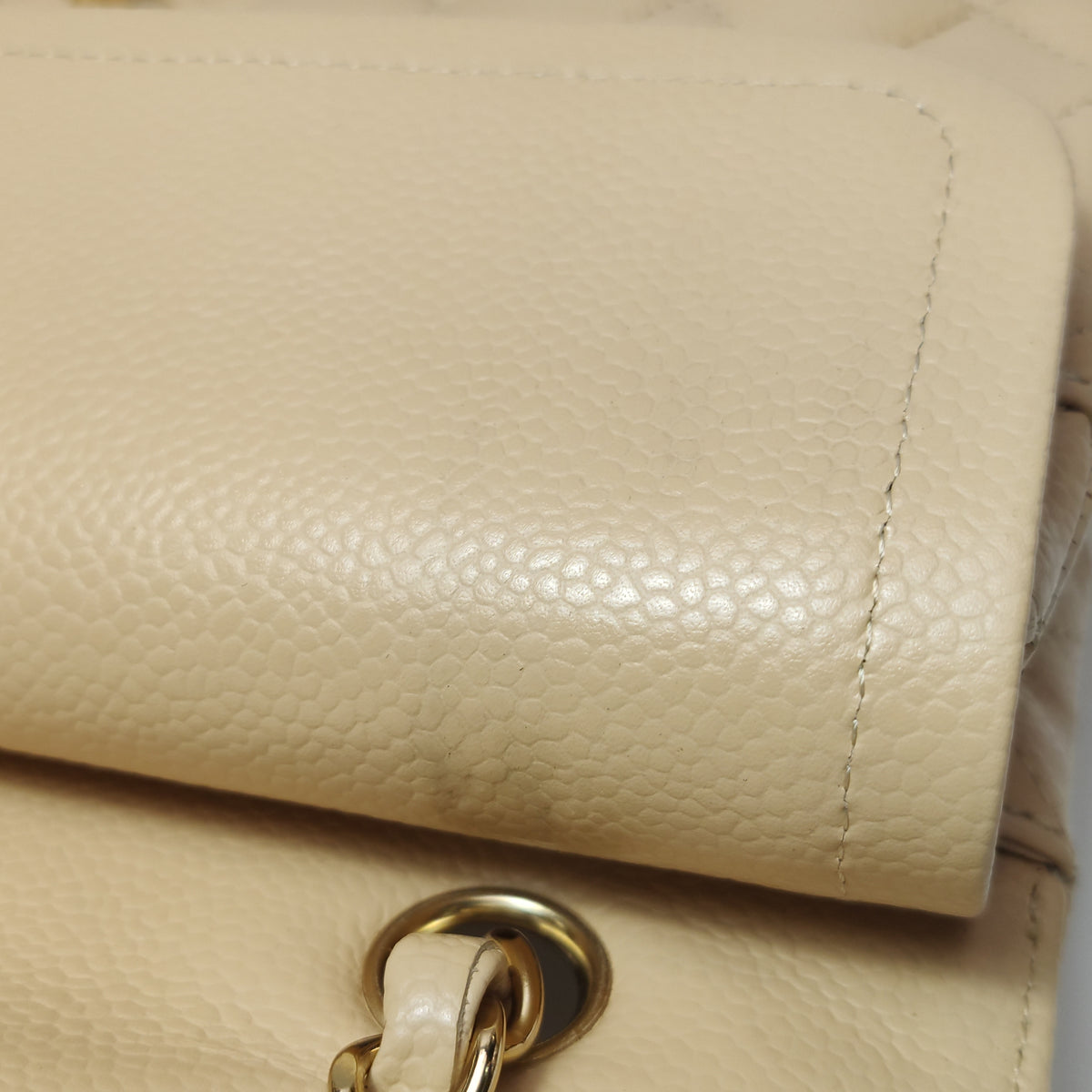 Chanel Classic Flap Medium Caviar Beige