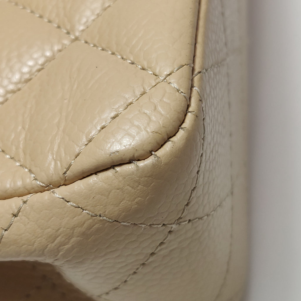 Chanel Classic Flap Medium Caviar Beige
