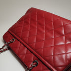 Chanel Quilted Timeless Tote Caviar Red