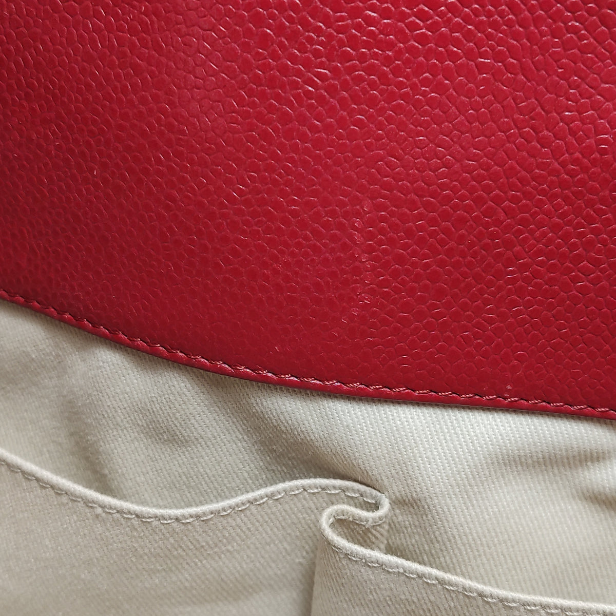 Chanel Quilted Timeless Tote Caviar Red