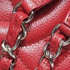 Chanel Quilted Timeless Tote Caviar Red