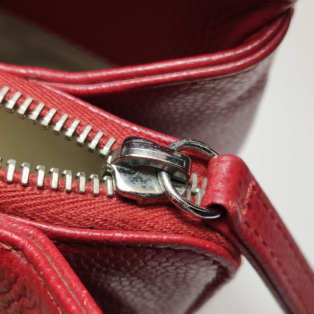 Chanel Quilted Timeless Tote Caviar Red