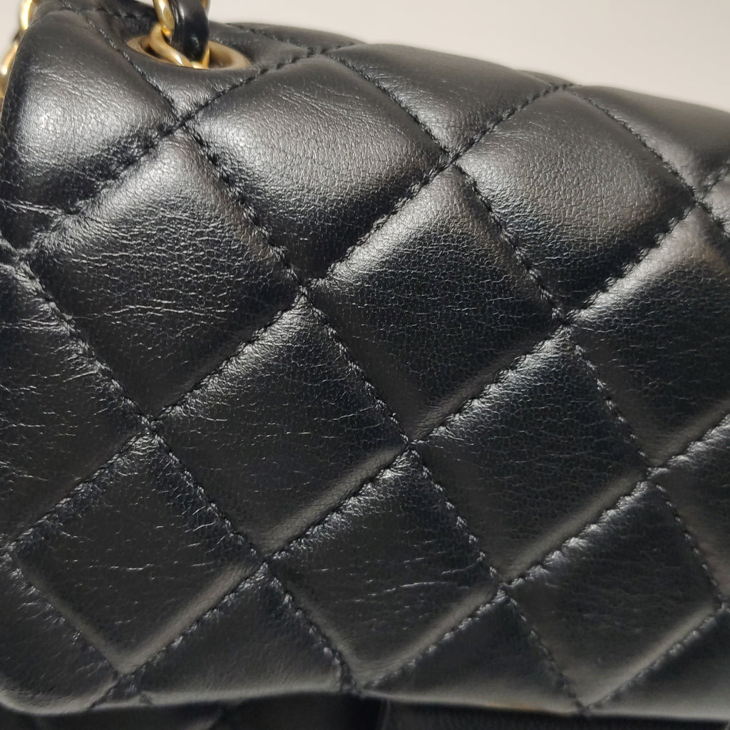 Chanel Romance Mini Square Flap Black