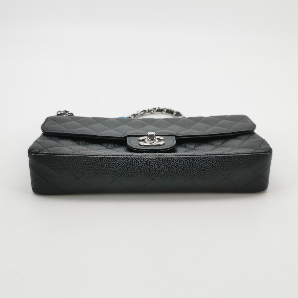 Chanel Flap East West Caviar Black SHW