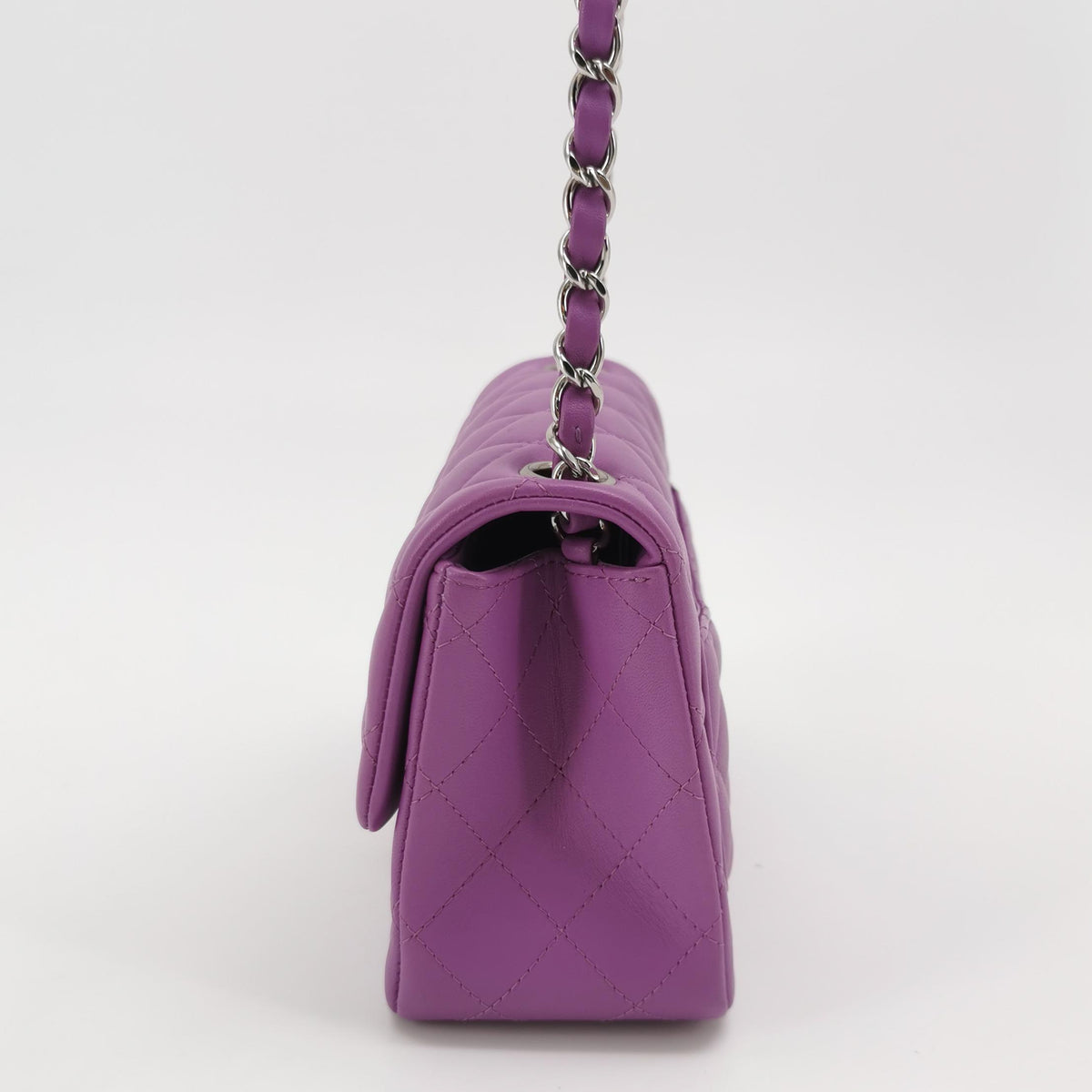 Chanel Mini Square Flap Purple