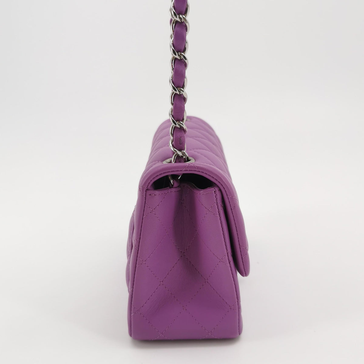 Chanel Mini Square Flap Purple