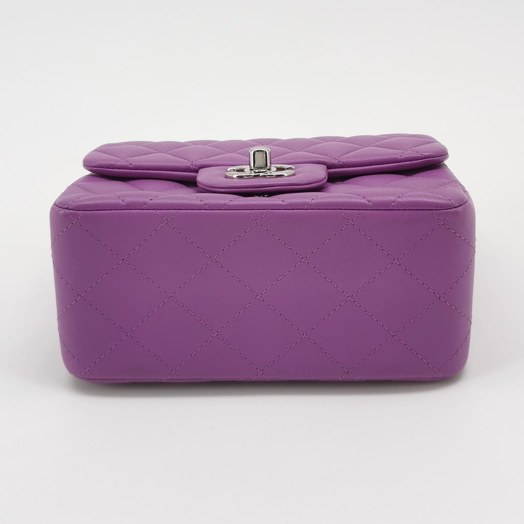Chanel Mini Square Flap Purple