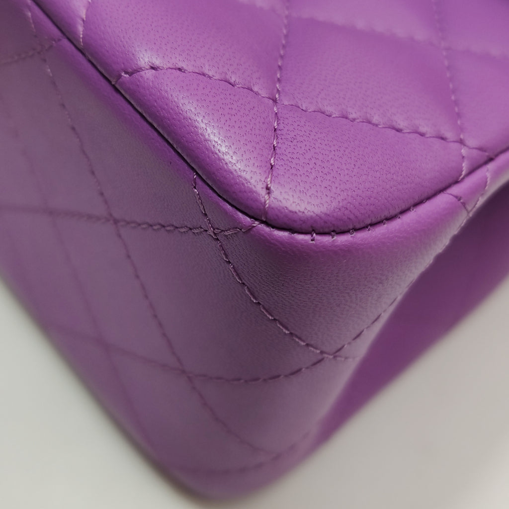Chanel Mini Square Flap Purple
