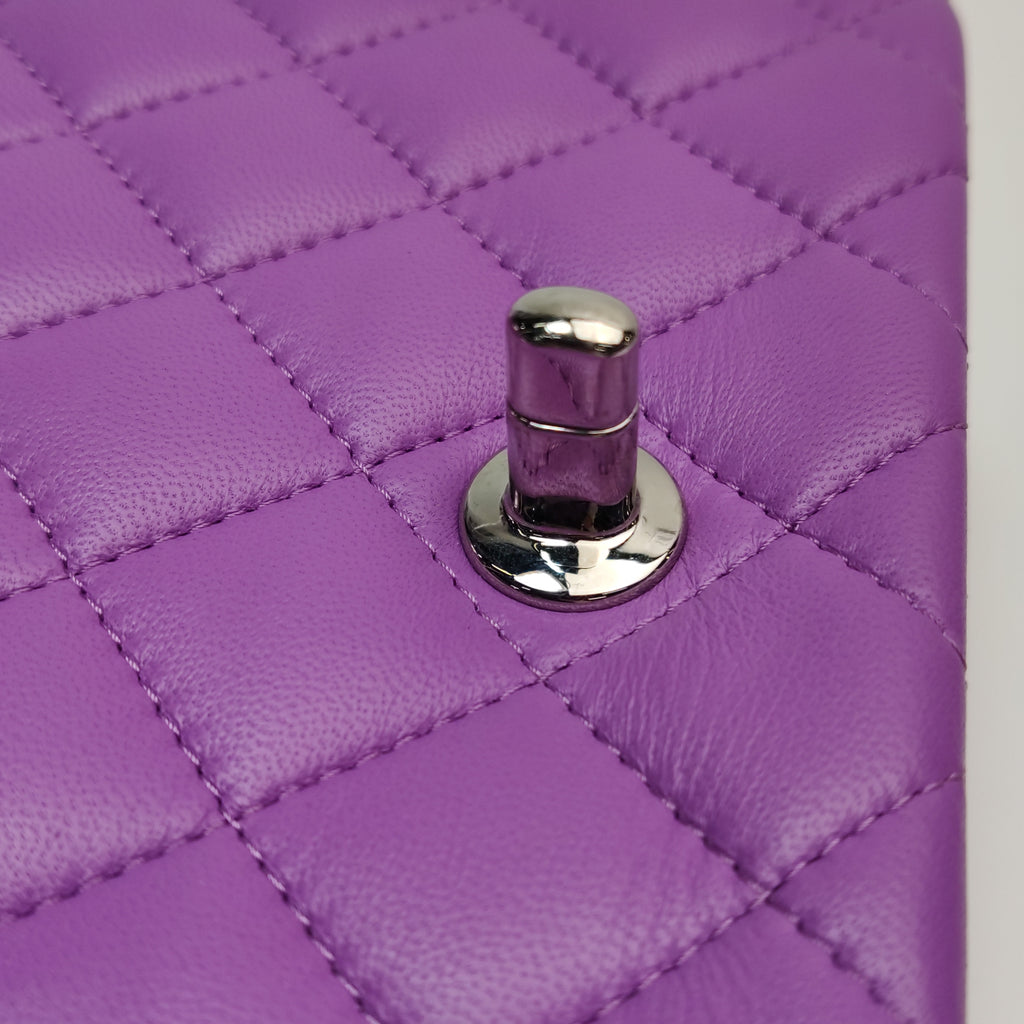 Chanel Mini Square Flap Purple