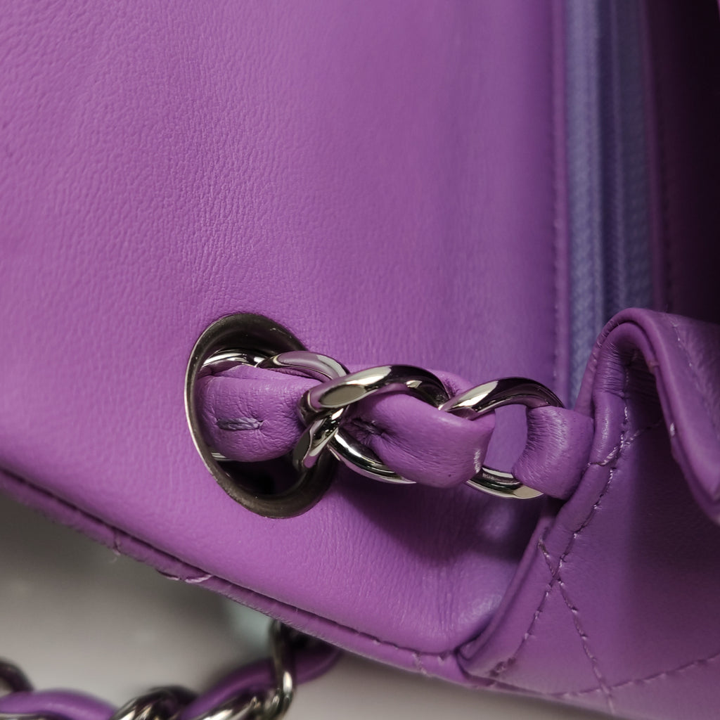 Chanel Mini Square Flap Purple