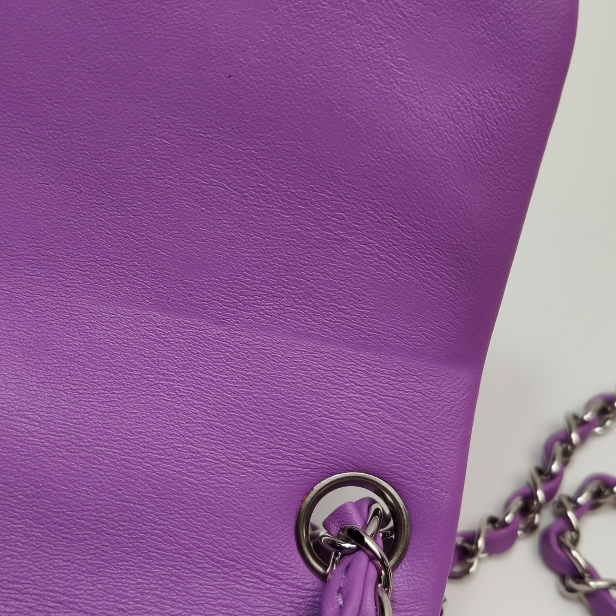 Chanel Mini Square Flap Purple