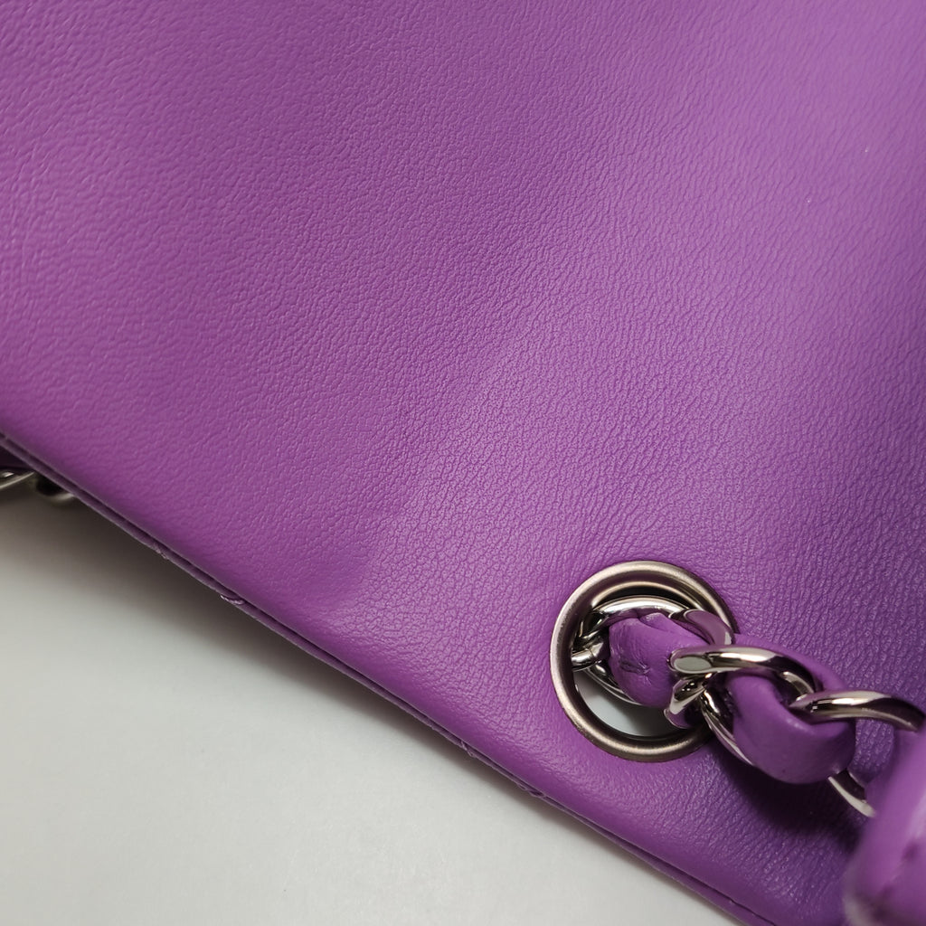 Chanel Mini Square Flap Purple