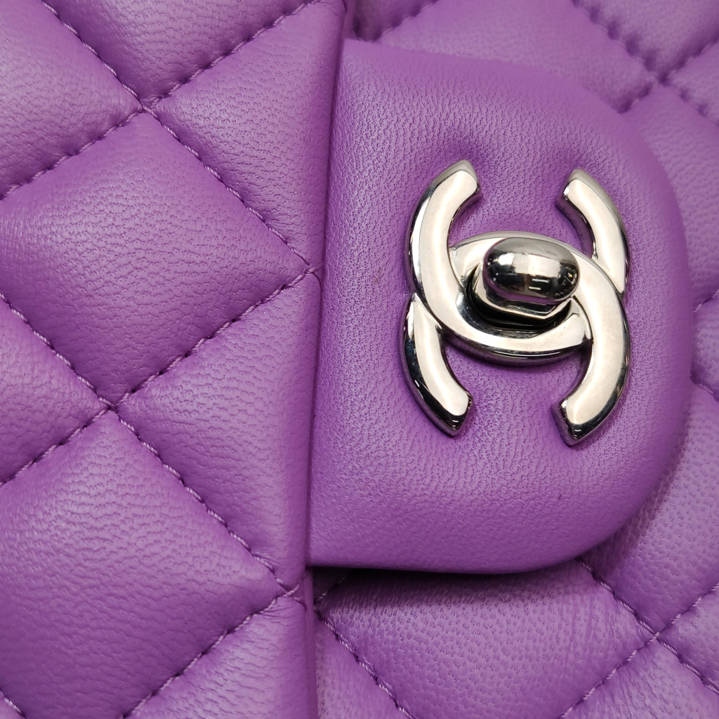 Chanel Mini Square Flap Purple