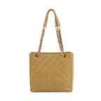 Chanel Petite Shopper Tote Caviar Beige