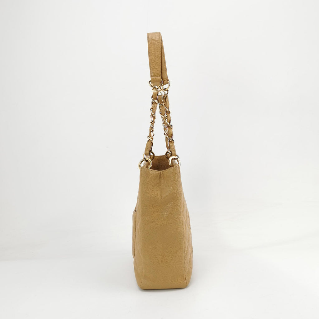 Chanel Petite Shopper Tote Caviar Beige