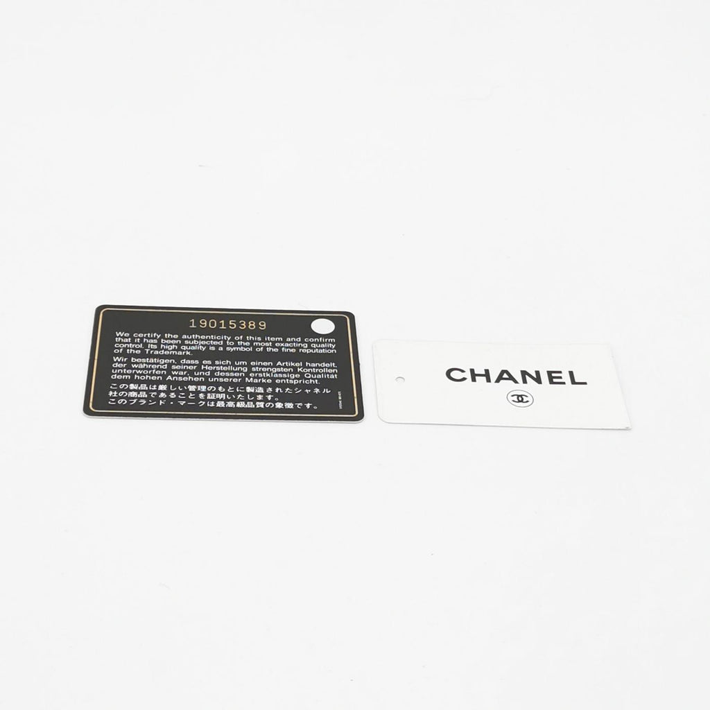 Chanel Graphic Flap Medium Beige Black Calfskin