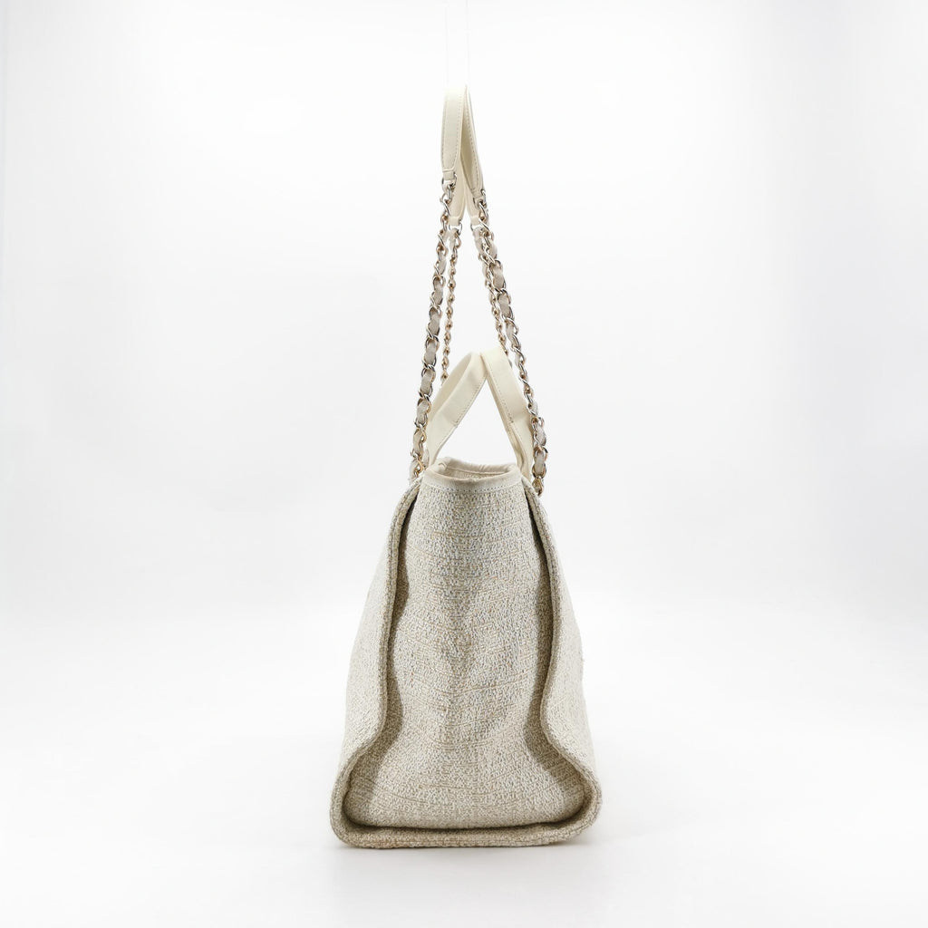 Chanel Deauville Tote White