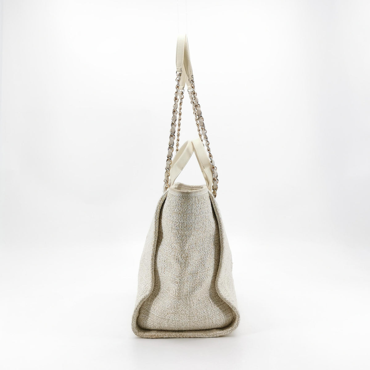 Chanel Deauville Tote White