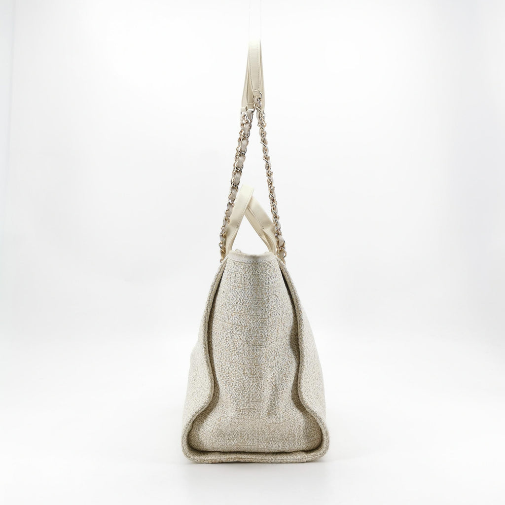 Chanel Deauville Tote White