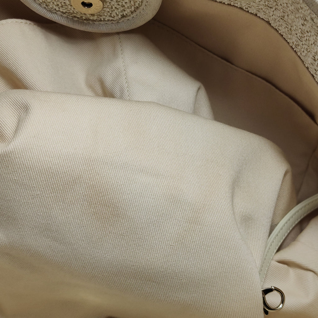 Chanel Deauville Tote White