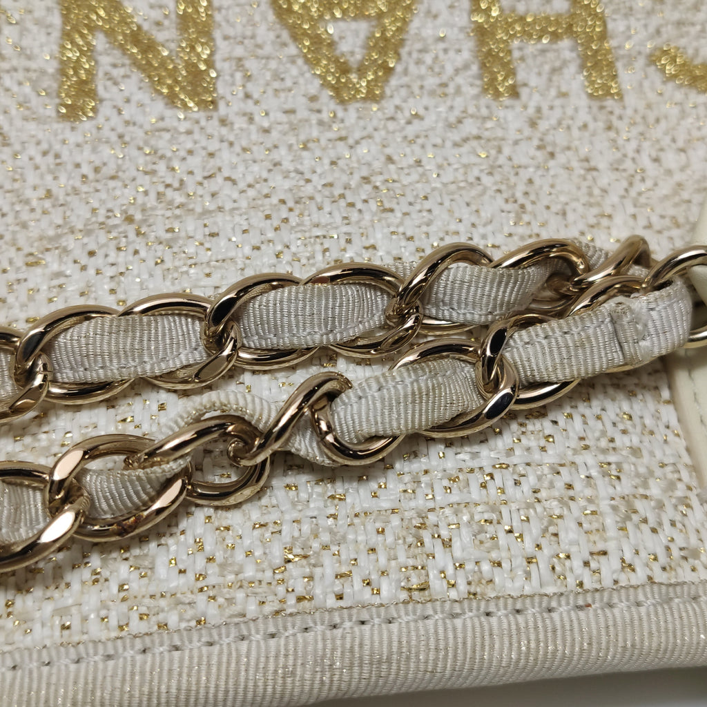 Chanel Deauville Tote White