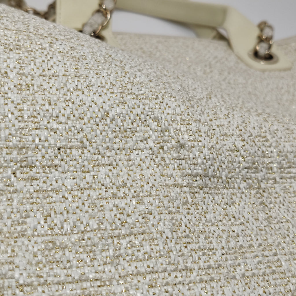 Chanel Deauville Tote White