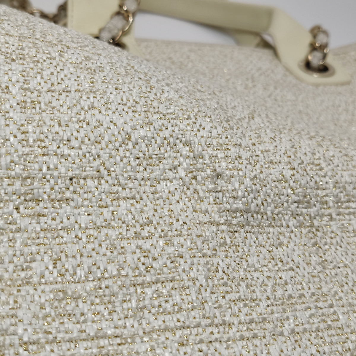 Chanel Deauville Tote White