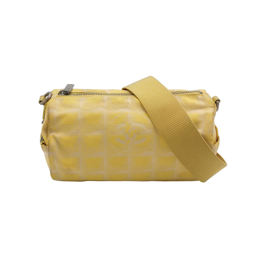 Chanel Travel Line Barrel Bag Yellow
