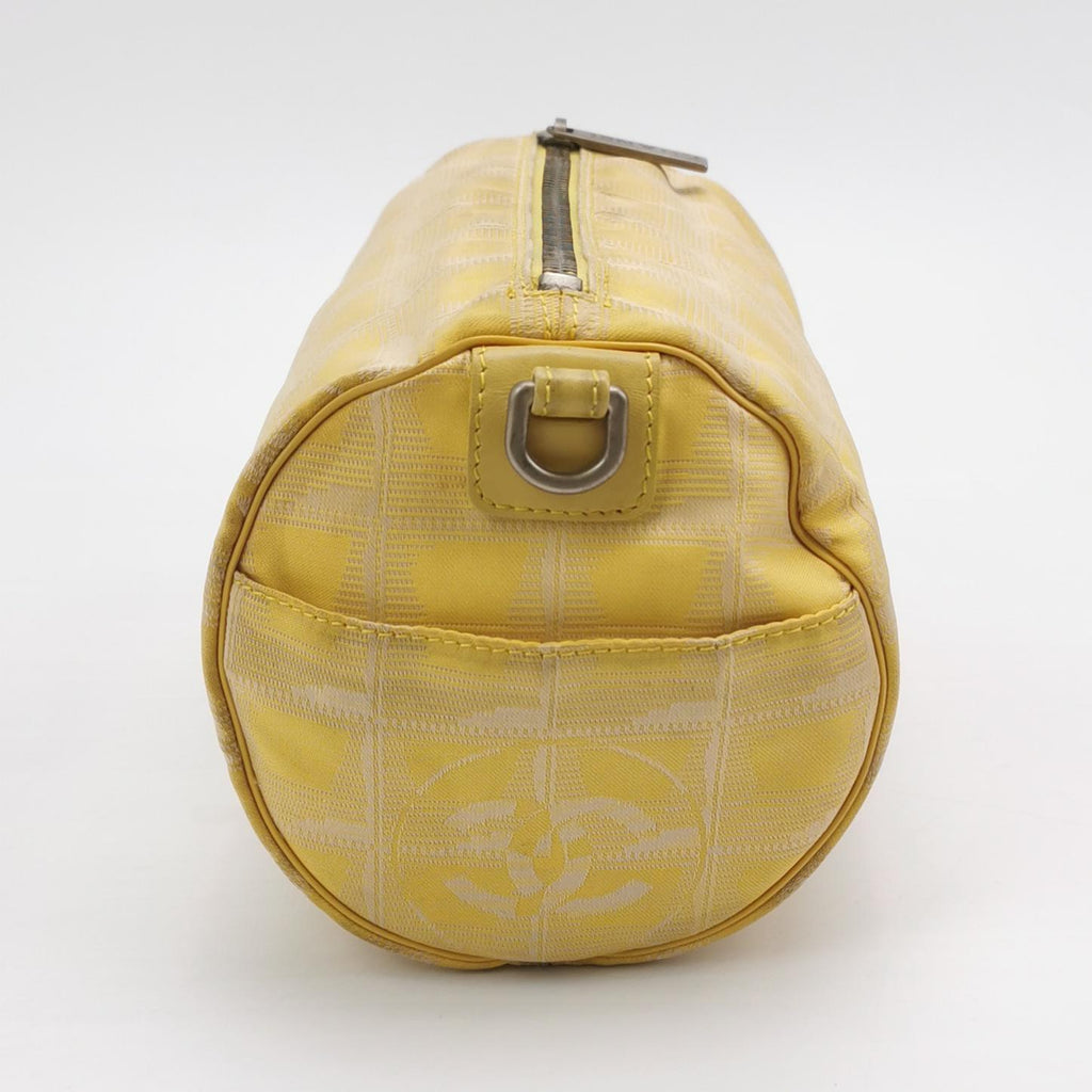 Chanel Travel Line Barrel Bag Yellow
