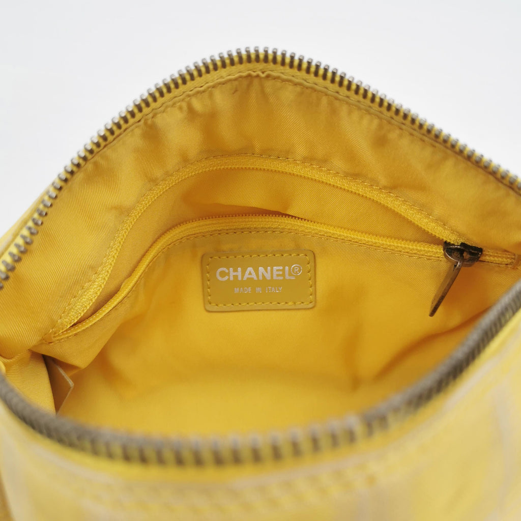 Chanel Travel Line Barrel Bag Yellow