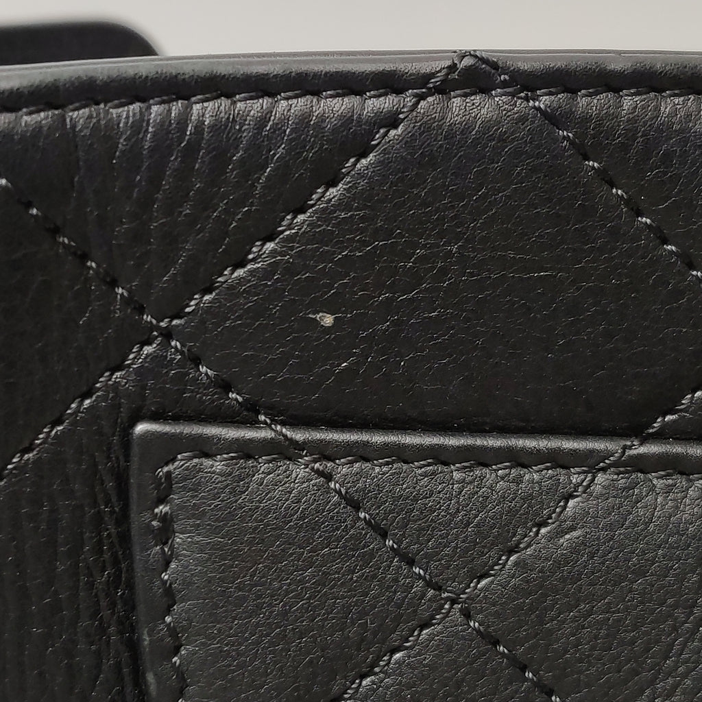 Chanel Quilted Calfskin Top Handle Envelope Flap