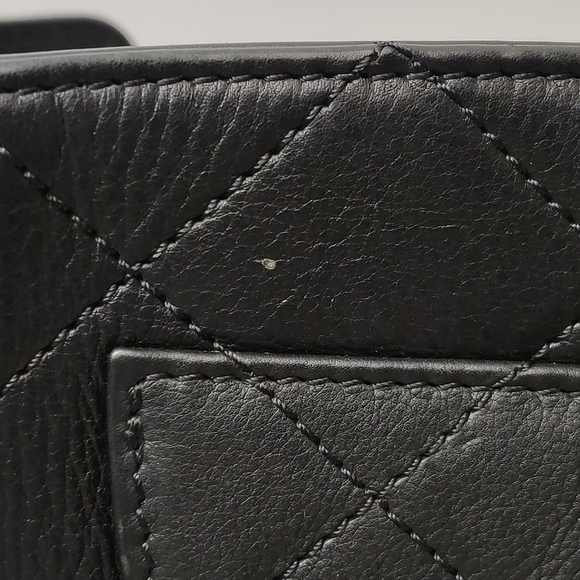 Chanel Quilted Calfskin Top Handle Envelope Flap