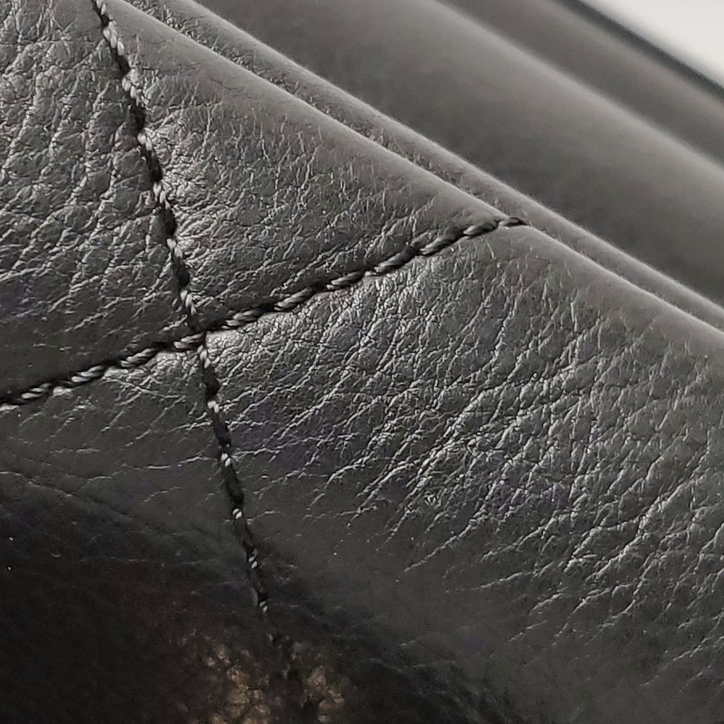 Chanel Quilted Calfskin Top Handle Envelope Flap