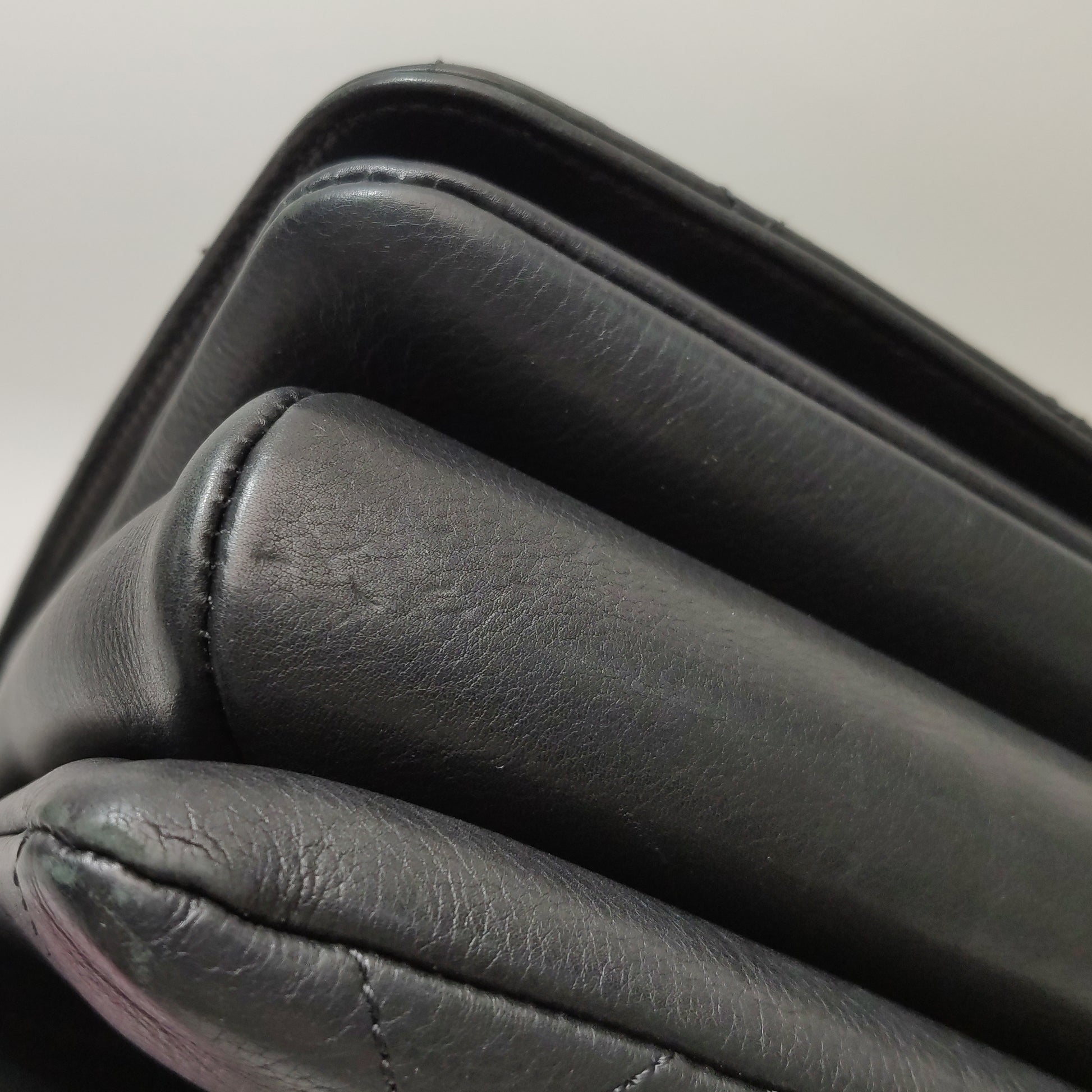 Chanel Quilted Calfskin Top Handle Envelope Flap