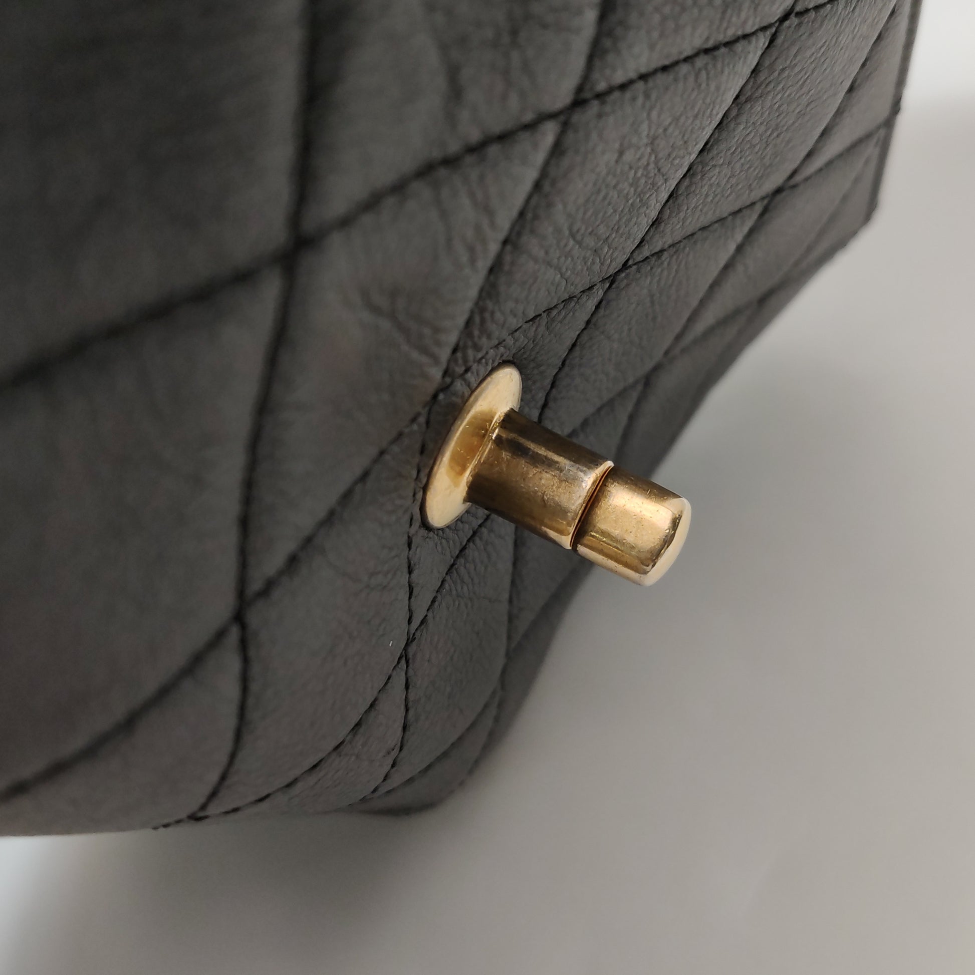 Chanel Quilted Calfskin Top Handle Envelope Flap