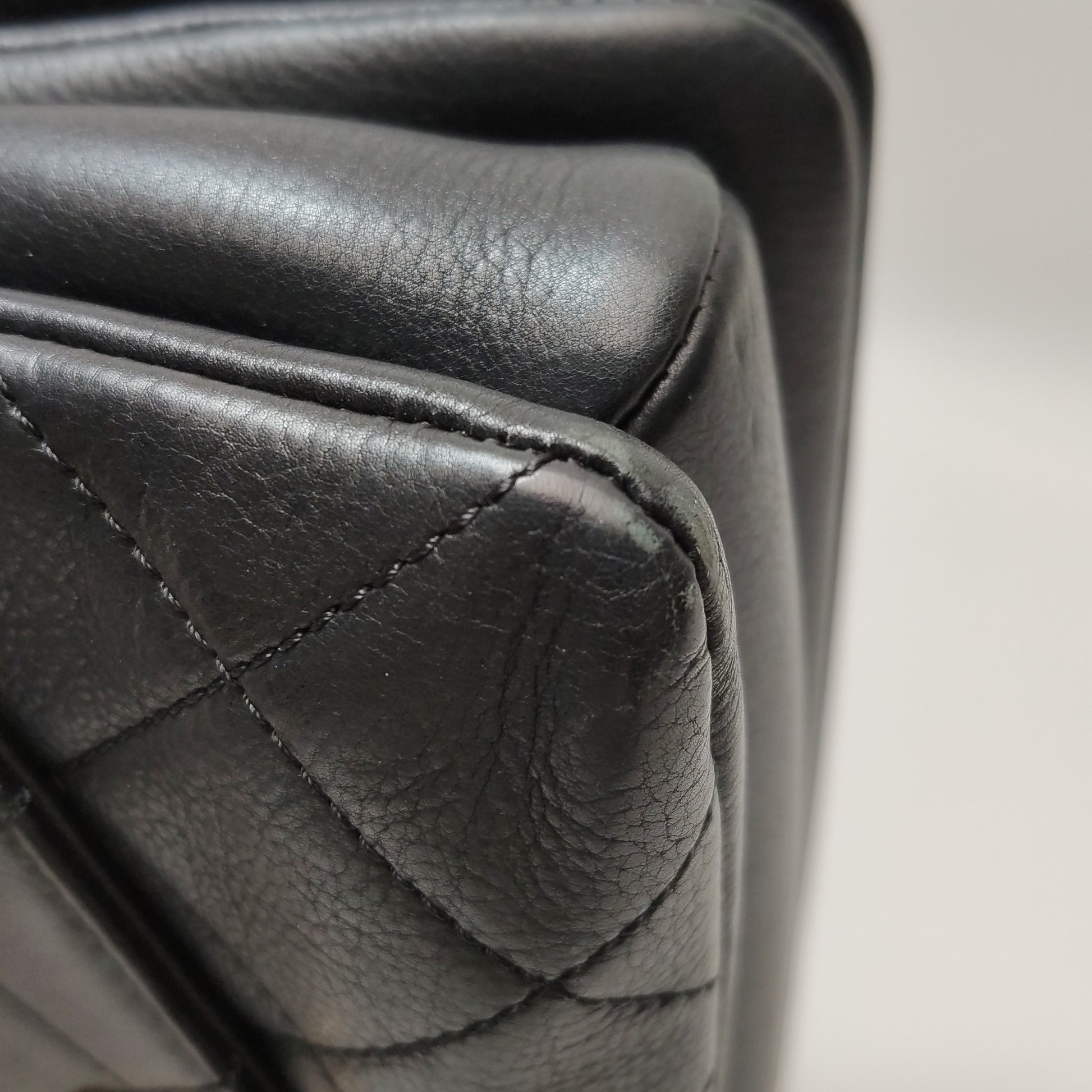 Chanel Quilted Calfskin Top Handle Envelope Flap