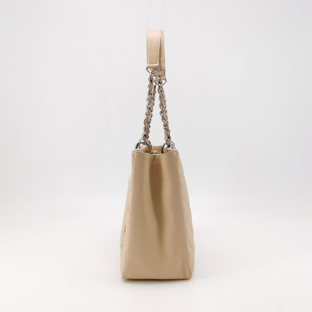 Chanel Grand Shopper Tote GST Beige Caviar